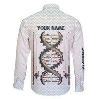 Fishing DNA Family Matching Puletasi and Hawaiian Shirt Colorful Fish Illustrations on White Scale For Fisherman - Wonder Print Shop