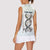 Fishing DNA Women Sleeveless Polo Shirt Colorful Fish Illustrations on White Scale For Fisherman - Wonder Print Shop