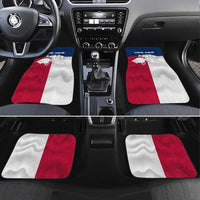 Custom Texas Fishing Car Mats Hooked Fish Graphic - Red White and Blue Theme - Wonder Print Shop