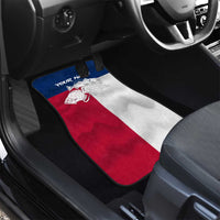 Custom Texas Fishing Car Mats Hooked Fish Graphic - Red White and Blue Theme - Wonder Print Shop