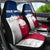 Custom Texas Fishing Car Seat Cover Hooked Fish Graphic - Red White and Blue Theme - Wonder Print Shop
