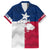 Custom Texas Fishing Hawaiian Shirt Hooked Fish Graphic - Red White and Blue Theme - Wonder Print Shop