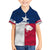 Custom Texas Fishing Kid Hawaiian Shirt Hooked Fish Graphic - Red White and Blue Theme - Wonder Print Shop