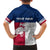 Custom Texas Fishing Kid Hawaiian Shirt Hooked Fish Graphic - Red White and Blue Theme - Wonder Print Shop