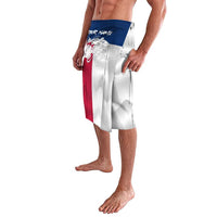 Custom Texas Fishing Lavalava Hooked Fish Graphic - Red White and Blue Theme - Wonder Print Shop