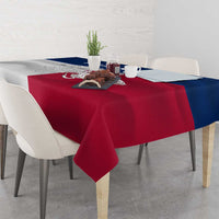 Custom Texas Fishing Tablecloth Hooked Fish Graphic - Red White and Blue Theme - Wonder Print Shop
