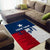 Flag Texas Fishing Area Rug Personalized Hanging Fish and Hooks Graphic - Wonder Print Shop