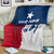 Flag Texas Fishing Blanket Personalized Hanging Fish and Hooks Graphic - Wonder Print Shop