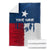 Flag Texas Fishing Blanket Personalized Hanging Fish and Hooks Graphic - Wonder Print Shop