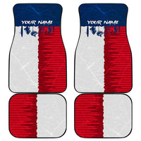 Flag Texas Fishing Car Mats Personalized Hanging Fish and Hooks Graphic - Wonder Print Shop