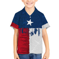 Flag Texas Fishing Family Matching Off Shoulder Maxi Dress and Hawaiian Shirt Personalized Hanging Fish and Hooks Graphic - Wonder Print Shop