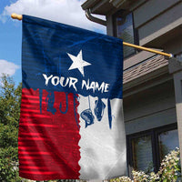 Flag Texas Fishing Garden Flag Personalized Hanging Fish and Hooks Graphic - Wonder Print Shop