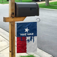 Flag Texas Fishing Garden Flag Personalized Hanging Fish and Hooks Graphic - Wonder Print Shop
