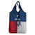 Flag Texas Fishing Grocery Bag Personalized Hanging Fish and Hooks Graphic - Wonder Print Shop