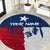 Flag Texas Fishing Round Carpet Personalized Hanging Fish and Hooks Graphic - Wonder Print Shop