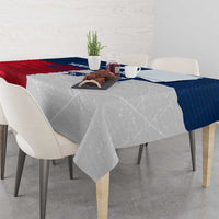 Flag Texas Fishing Tablecloth Personalized Hanging Fish and Hooks Graphic - Wonder Print Shop