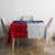 Flag Texas Fishing Tablecloth Personalized Hanging Fish and Hooks Graphic - Wonder Print Shop