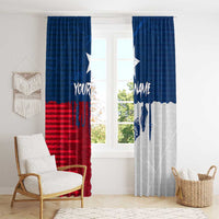 Flag Texas Fishing Window Curtain Personalized Hanging Fish and Hooks Graphic - Wonder Print Shop