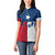 Flag Texas Fishing Women Polo Shirt Personalized Hanging Fish and Hooks Graphic - Wonder Print Shop