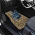 Catfish Fishing Personalized Car Mats Blue Bass and Camo Reeds Background - Wonder Print Shop