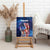 Bass Fishing Canvas Wall Art American Flag Patriotic and Cosmic Galaxy in Blue Red - Wonder Print Shop