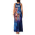 Bass Fishing Family Matching Tank Maxi Dress and Hawaiian Shirt American Flag Patriotic and Cosmic Galaxy in Blue Red - Wonder Print Shop