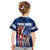Bass Fishing Kid T Shirt American Flag Patriotic and Cosmic Galaxy in Blue Red - Wonder Print Shop