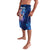 Bass Fishing Lavalava American Flag Patriotic and Cosmic Galaxy in Blue Red - Wonder Print Shop
