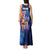 Bass Fishing Tank Maxi Dress American Flag Patriotic and Cosmic Galaxy in Blue Red - Wonder Print Shop