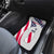 Personalized American Flag Golf Car Mats Female Silhouette and Red White Blue Golf Bag Graphic - Wonder Print Shop