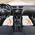 USA Golf Design Car Mats Watercolor Female Silhouette and Orange Gradient Flag and Ball Pattern - Wonder Print Shop