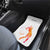 USA Golf Design Car Mats Watercolor Female Silhouette and Orange Gradient Flag and Ball Pattern - Wonder Print Shop