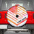 USA Golf Design Spare Tire Cover Watercolor Female Silhouette and Orange Gradient Flag and Ball Pattern - Wonder Print Shop