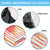 USA Golf Design Spare Tire Cover Watercolor Female Silhouette and Orange Gradient Flag and Ball Pattern - Wonder Print Shop