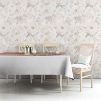 USA Golf Design Tablecloth Watercolor Female Silhouette and Orange Gradient Flag and Ball Pattern - Wonder Print Shop