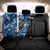 Custom Blue Camo Bass Fishing Back Car Seat Cover Fishing Rod Graphic Design - Wonder Print Shop
