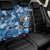 Custom Blue Camo Bass Fishing Back Car Seat Cover Fishing Rod Graphic Design - Wonder Print Shop
