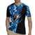 Custom Blue Camo Bass Fishing Rugby Jersey Fishing Rod Graphic Design - Wonder Print Shop