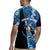 Custom Blue Camo Bass Fishing Rugby Jersey Fishing Rod Graphic Design - Wonder Print Shop