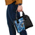 Custom Blue Camo Bass Fishing Shoulder Handbag Fishing Rod Graphic Design - Wonder Print Shop