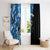 Custom Blue Camo Bass Fishing Window Curtain Fishing Rod Graphic Design - Wonder Print Shop