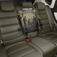 Harlem Hellfighters WWI Soldier Back Car Seat Cover Vintage Military Hero Jazz Band Silhouette Art