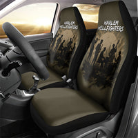 Harlem Hellfighters WWI Soldier Car Seat Cover Vintage Military Hero Jazz Band Silhouette Art