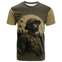 Harlem Hellfighters WWI Soldier T shirt Vintage Military Hero Jazz Band Silhouette Art