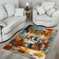 Oktoberfest Area Rug with Beer Mug Illustration White Diamond Pattern - Wonder Print Shop