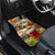 Oktoberfest Car Mats with Beer Mug Illustration White Diamond Pattern - Wonder Print Shop