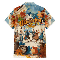 Oktoberfest Family Matching Off Shoulder Maxi Dress and Hawaiian Shirt with Beer Mug Illustration White Diamond Pattern - Wonder Print Shop