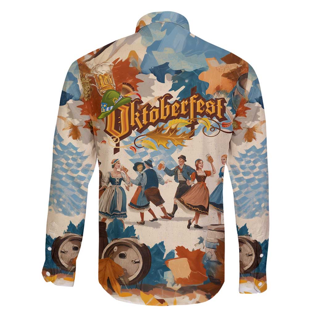 Oktoberfest Family Matching Puletasi and Hawaiian Shirt with Beer Mug Illustration White Diamond Pattern - Wonder Print Shop