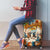 Oktoberfest Luggage Cover with Beer Mug Illustration White Diamond Pattern - Wonder Print Shop