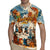 Oktoberfest Rugby Jersey with Beer Mug Illustration White Diamond Pattern - Wonder Print Shop